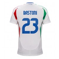 Fotbalové Dres Itálie Alessandro Bastoni #23 Venkovní ME 2024 Krátký Rukáv